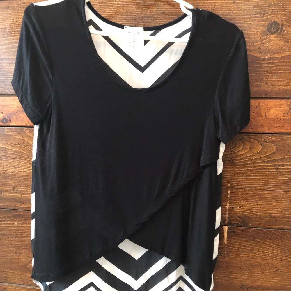 Black and white top